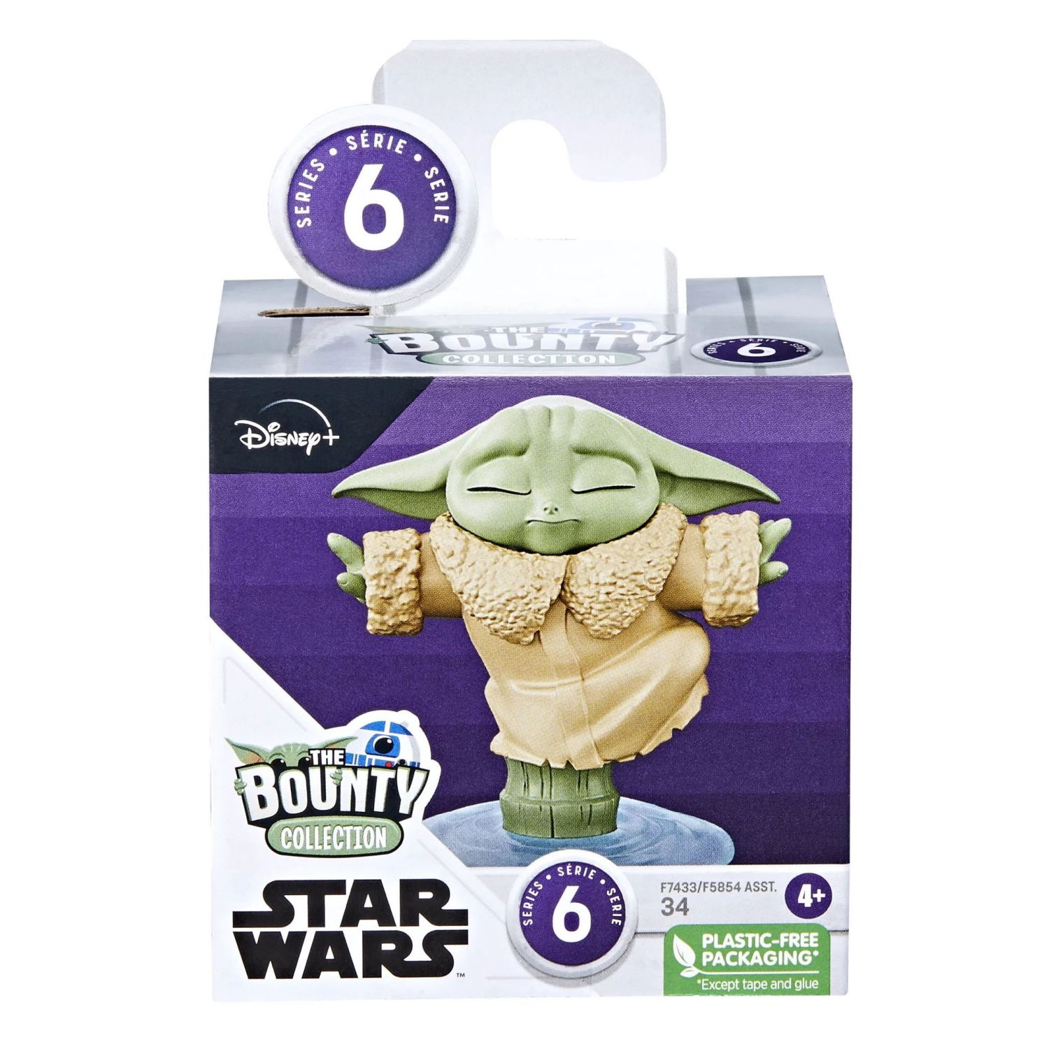 فیگور بیبی یودا Baby Yoda در حال مدیتیشن 5 سانتی